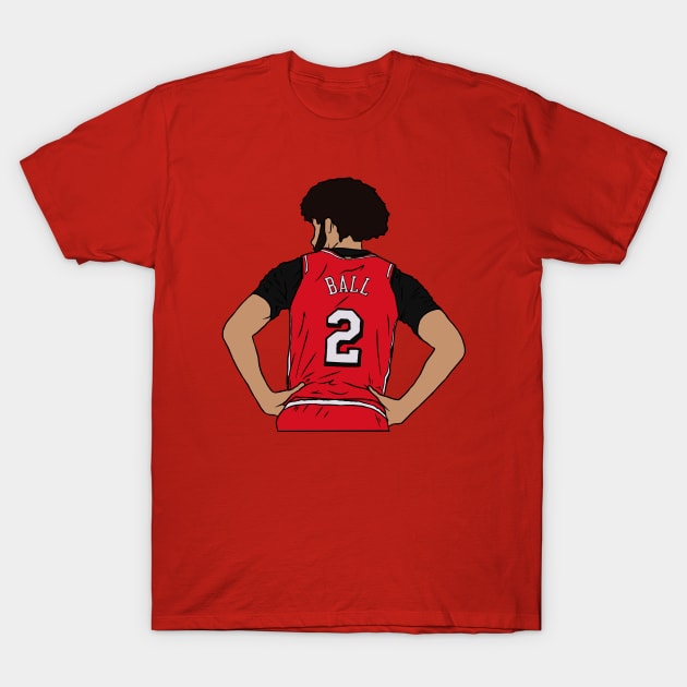 Lonzo Ball Back-To T-Shirt by rattraptees